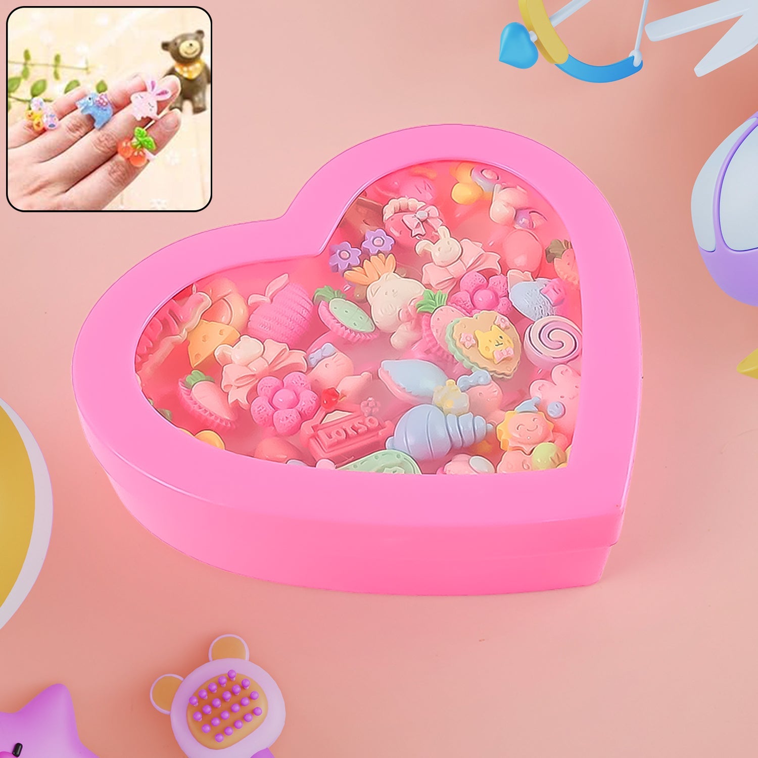 Heart Treasure Kids Ring Set Heart Treasure Kids Ring Set
